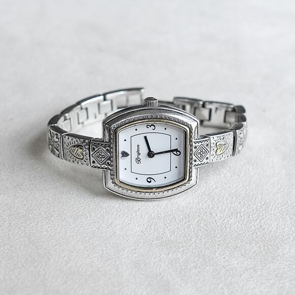 Brighton Coronado Watch Vintage Retired Design Small Wrist 6.5" Working Battery - Picture 3 of 8